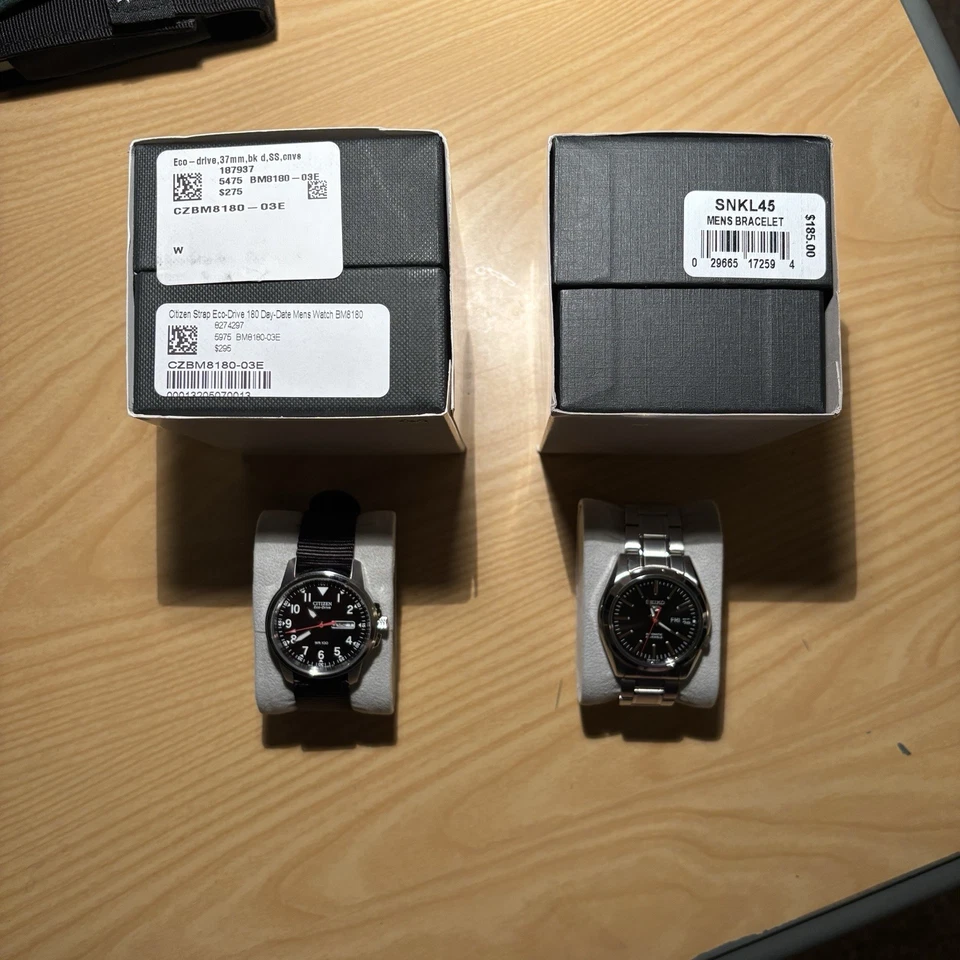 Lote de relojes Citizen Echo Drive y Seiko para hombre Foto 1 de 3