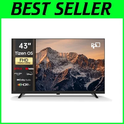 Samsung 43" Flat Screen TV: Tizen OS, Dolby Audio, HDR 10 - Image 1 of 4