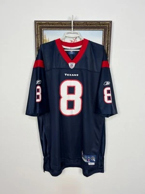 Camiseta deportiva para hombre de los Houston Texans Matt Schaub #8 NFL Reebok azul rara talla XL Foto 1 de 4