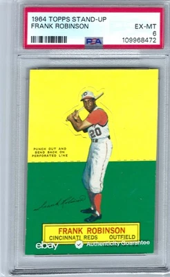 1964 Topps Stand Ups Béisbol, Frank Robinson, Calificado PSA 6. Foto 1 de 2