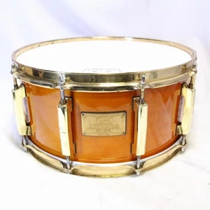 PEARL CL5314D 14x6.5 OnePiece Maple Pearl Snare Drum - Picture 1 of 8