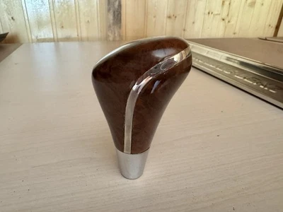 AMG Original Mercedes Shirt Knob Wood & Chrome OEM W210 W202 W140 R129 Rare - Image 1 of 4