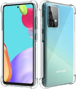 Transparent Etui Antichoc Housse Légère pour Samsung Galaxy A52 5G Téléphone - Photo 1 sur 7