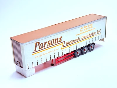 Remolque Corgi lado cortina modelo solo Parsons CC13221 1:50 Foto 1 de 4