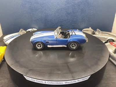 Escala 1/18 ERTL American Muscle 1964 Shelby Cobra 427 azul/blanco C.R. "6/10""" Foto 1 de 4