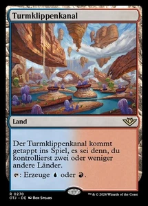 Spirebluff Canal, Outlaws of Thunder Junction (OJT) Foil, MtG deutsch - Bild 1 von 1