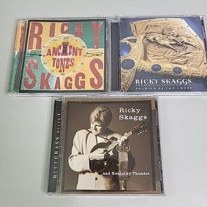 Ricky Skaggs 3 Cd Lot Soldier of the Cross, Ancient Tones, & Bluegrass Blues - Picture 1 of 7