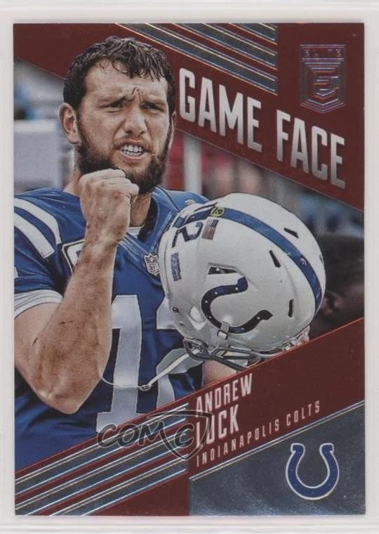 2016 Donruss Elite Game Face Red /75 Andrew Luck #GF-AL - Image 1 of 2