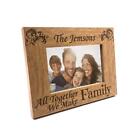 Personalised Family Wooden Photo Frame Gift FW235