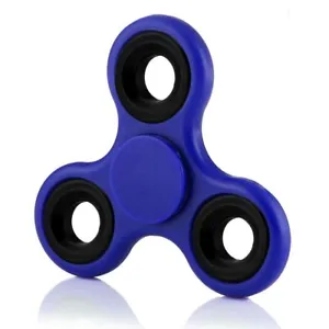 EyezOff Blue Fidget Spinner ABS Material 1.5 Min Rotation, Steel Beads Bearing