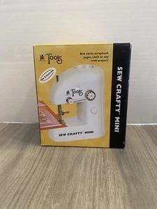 Sew Crafty Mini Sewing Machine by Provo Craft Tools Used/Works! - Picture 1 of 7