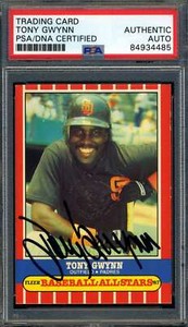 Tony Gwynn PSA DNA Coa Signed 1987 Fleer All Stars Autograph