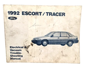Mercury Tracer y Ford Escort 1992 diagramas de cableado eléctrico aspiradora manual EVTM - Imagen 1 de 9