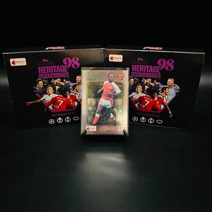 TOPPS MERLIN Heritage 98 | IAN WRIGHT | LEGENDS Green Parallel /99 | Arsenal