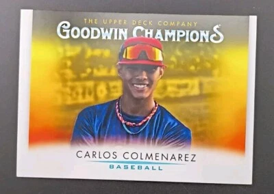 Carlos Colmenarez 2021 Upper Deck Goodwin Champions Baseball Base Card #69 - Image 1 of 2