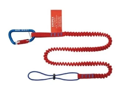 KNIPEX SAFETY TOOL ROPE WITH CARABINER 005005TBK - Image 1 of 2