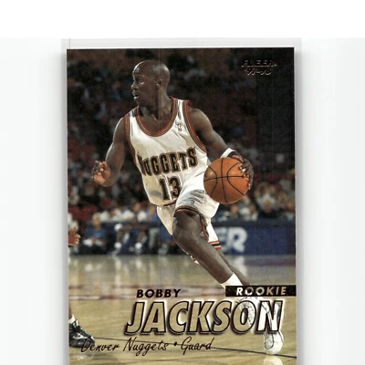 1997-98 Fleer Bobby Jackson #323 Rookie Denver Nuggets - Image 1 of 2