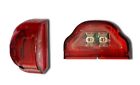 2 x 24V LED RED REAR TAIL MARKER LIGHTS NUMBER PLATE LAMPS TRUCK TRAILER CHASSIS