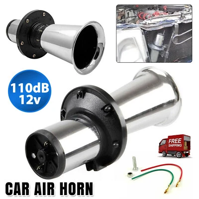 12V 110dB Retro Hupe Signalhorn Antik-Hupe alte Oldtimer-Hupe mit Oldtimer Klang - Bild 1 von 4