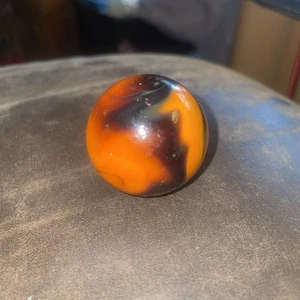 1 Marmo Vetro Rotante Arancione E Nero 1” Vedi Foto Teed - Foto 1 di 11
