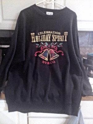 Jersey de Navidad manga larga NY & Co Celebration Holiday Spirit Foto 1 de 3