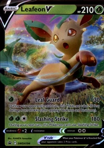 SWSH: Sword & Shield Promo Cards #SWSH194 Leafeon V Black Star Promo - Picture 1 of 2