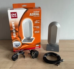 One For All Digital Indoor Aerial Antenna SV-9320 Active Amplified - BOXED - Picture 1 of 6