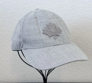 Casquette de baseball snapback gris feuille d'érable Roots Canada épelée unisexe - Photo 1/12