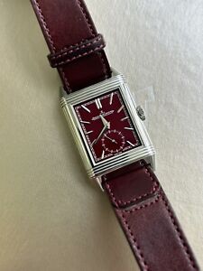 Jaeger-LeCoultre Reverso Tribute Small Seconds Red Dial Watch - Q397846J