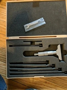 Mitutoyo calibro pinza micrometro profondità 822199 - Foto 1 di 6