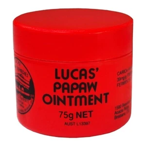 Lucas Papaw Ointment 75g Dry Chapped Lips Cracked Skin Chafing Relief Pawpaw - Picture 1 of 1