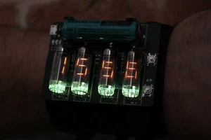 NIXIE VFD NUMITRON ERA WRIST WATCH CLOCK IV-9 Date Temparature Display METRO - Picture 1 of 12