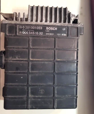 86-87 MERCEDES BENZ 300Td TURBO DIÉSEL ECU BOSCH P/N 0281001059 0065451532 Foto 1 de 4