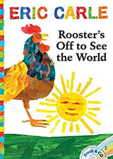 Rooster's off to See the World : Book and CD Paperback Eric Carle