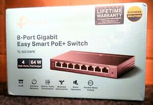 Tp-link 8-port Gigabit Easy Smart Switch With 4-port Poe - 8 Ports - Manageable