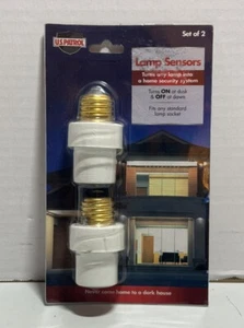 U.S. Patrol Set of 2 Lamp Sensors Fits Standard Sockets - Picture 1 of 2