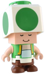 Lego Green Toad Minifigure Super Mario - mar0152 - From char06 - Picture 1 of 1