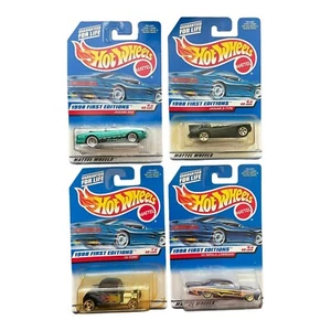 1998 FIRST EDITIONS HOT WHEELS LOT OF 4 CARS #5 #6 #7 #8 OF 40 639 638 636 635 - Picture 1 of 5