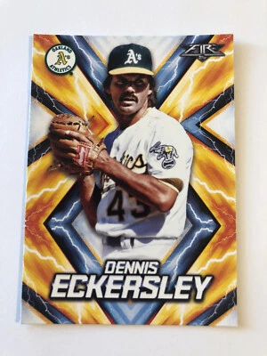 Dennis Eckersley 2017 Topps Fire #70  Oakland A's - Image 1 of 2