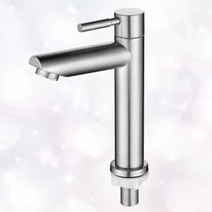 Einzelne Kalt Waschtischarmatur Bad Armaturen für Waschbecken Innen Wasser - Bild 1 von 12