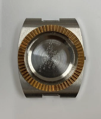 Original NOS Wittnauer 1004-W100 Vintage Buzo Caja de Reloj de Acero Inoxidable Foto 1 de 2
