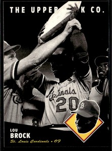 1994 Upper Deck All-Time Heroes #79 Lou Brock 125th Anniversary NM/MT+