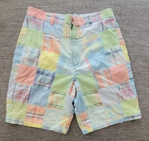 Brooks Brothers Boys Kids Madras Print Cotton Shorts Size 20 - Picture 1 of 5