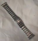 New ELYSEE Stainless Steel Wristwatch Strap 23mm Lug Double Foldover Clasp
