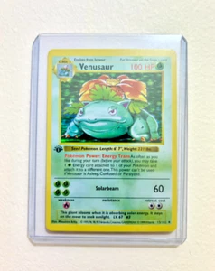 Pokemon TCG *1st Edition* 1999 - Venusaur Base Set 15/102 Holo Rare English NM - Picture 1 of 2