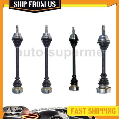 For Volkswagen Quantum 1988 FWD Manual Front Rear CV Axle Shaft TrakMotive 4PCS - Image 1 of 4