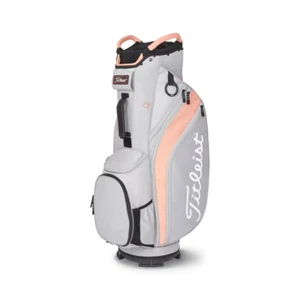 Titleist Golf 2023/2024 Cart 14 Golf Bag Gray/Peach - Picture 1 of 3