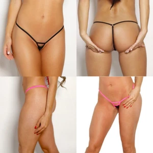 Mini Micro Damen Tanga Tiny G-String Minimum Coverge Höschen T-Back Unterhose - Bild 1 von 13