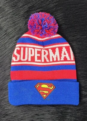Sombrero pompón a rayas Superman DC Comics - Enviado rápidamente 💨 Foto 1 de 3