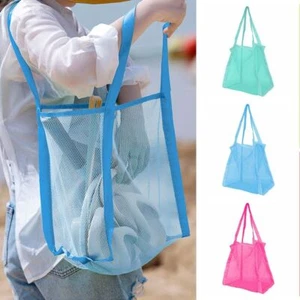 Large Capacity Fashion Beach Totes Bags Mesh Shoulder Bags Hollow Out Handbag+ - Picture 1 of 12